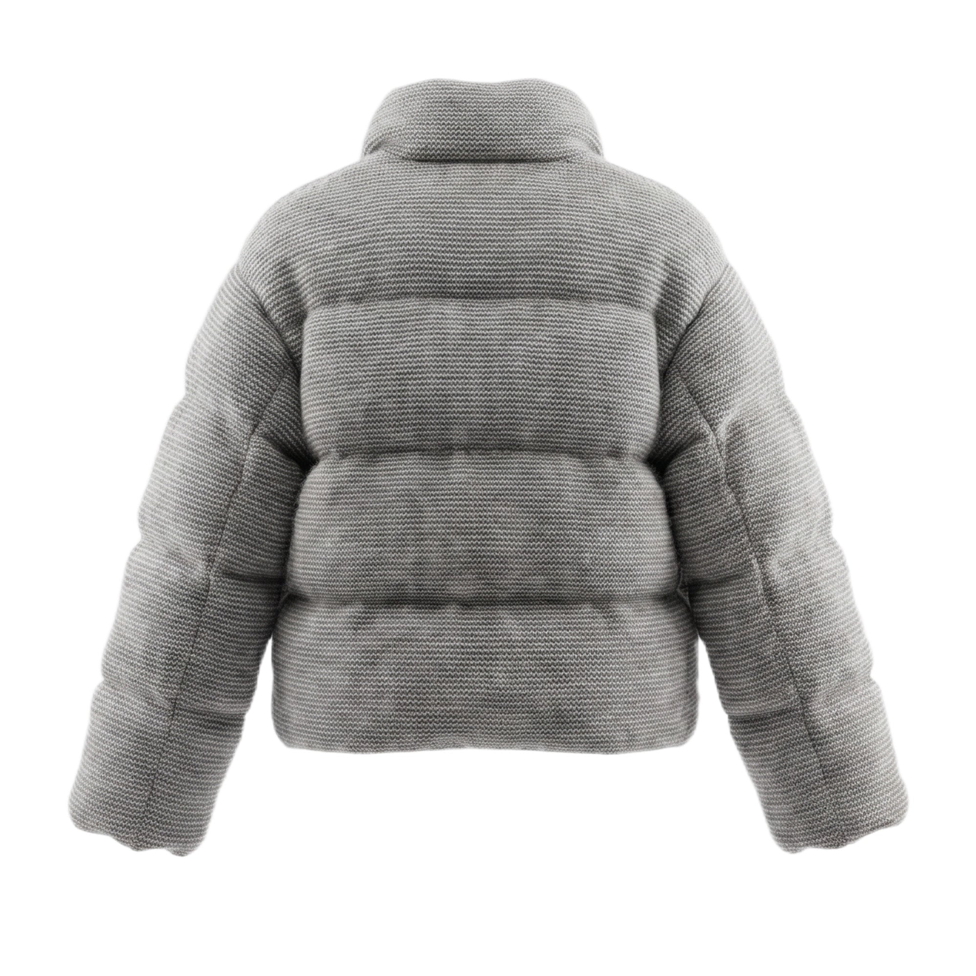 Embellished Knit Puffer Jacket