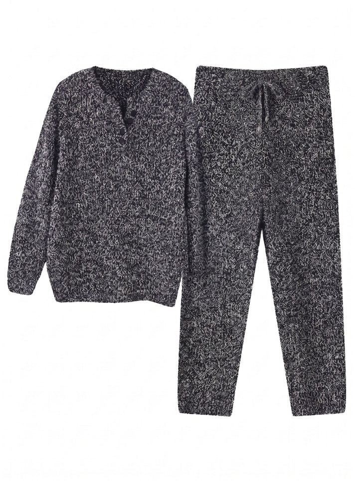 Cozy Fuzzy Knit Lounge Set
