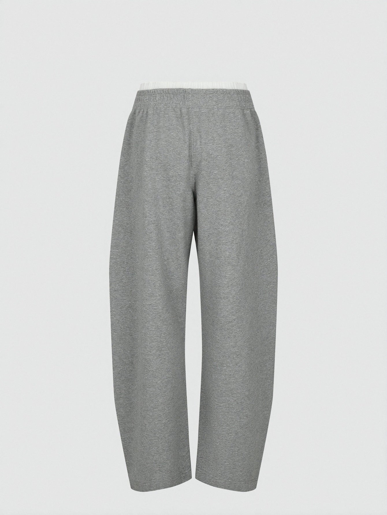 Urban Revivo Contrast Trim Drawstring Pull On Barrel Leg Pants