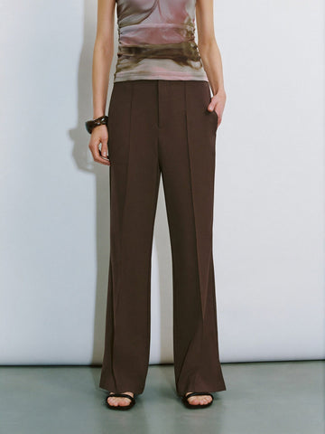 Urban Revivo Harem Pants-Dark Brown