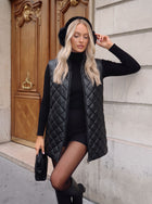 Lightweight Quilted Zip Up Vest
