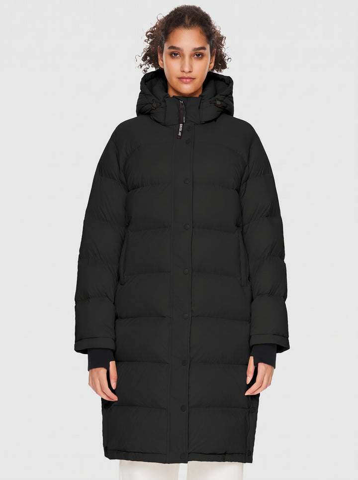 Cozy Hooded Long Puffer Coat