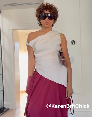 One Shoulder Asymmetric Chic Blouse