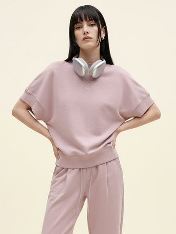Turtleneck Cotton Sweatshirt