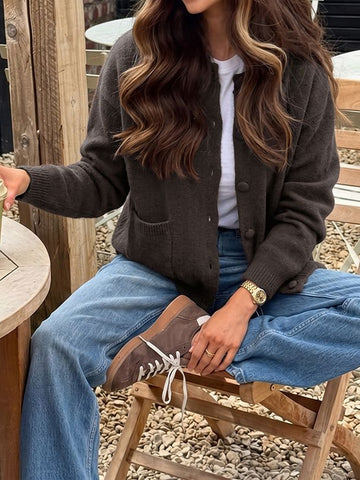 Cozy Oversized Button Down Cardigan