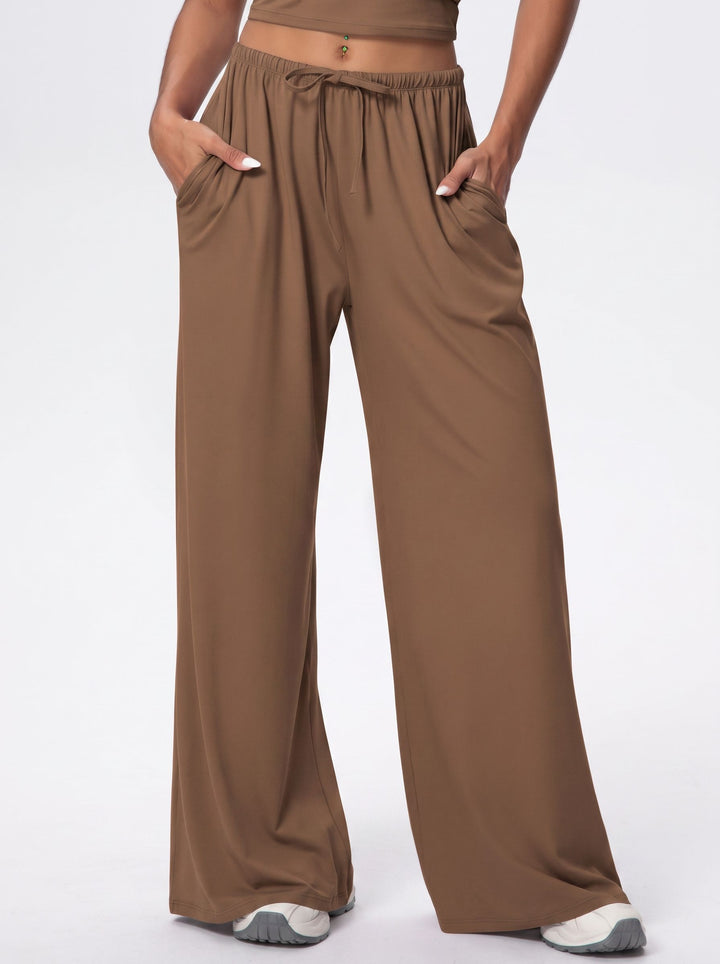 Buttery Soft Drawstring Wide Leg Pants