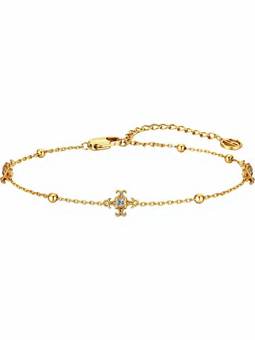 Dainty Gold Cubic Zirconia Bracelet