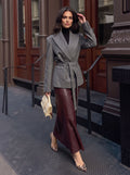 Oversized Double Breasted Wool Blazer