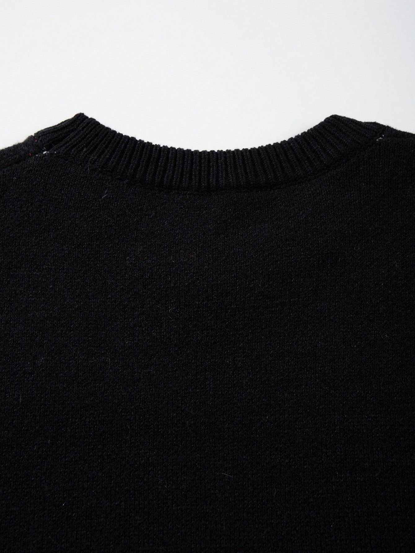 Oversized Anime Graphic Knit Sweater