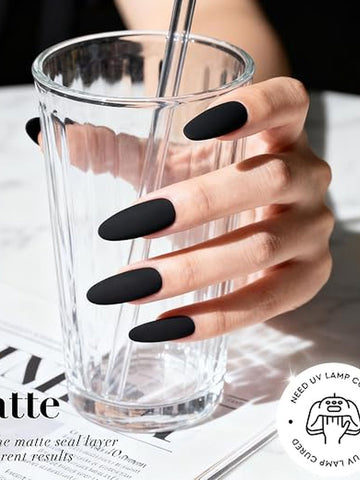 Glossy Black Soak Off Gel Polish