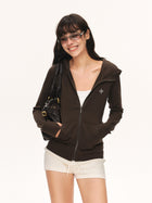 Slim Fit Zip Up Hoodie