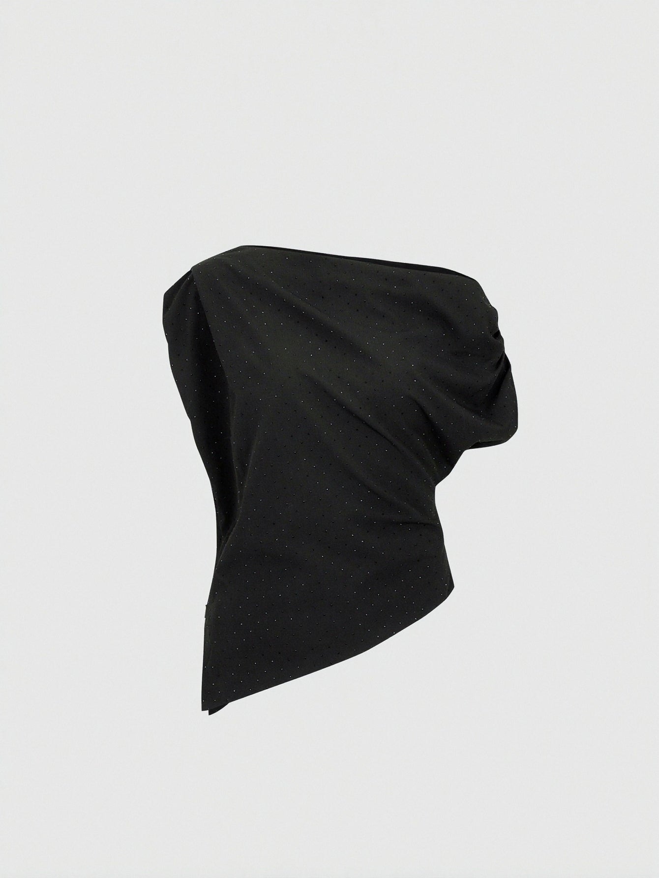 One Shoulder Draped Overhead Shirts