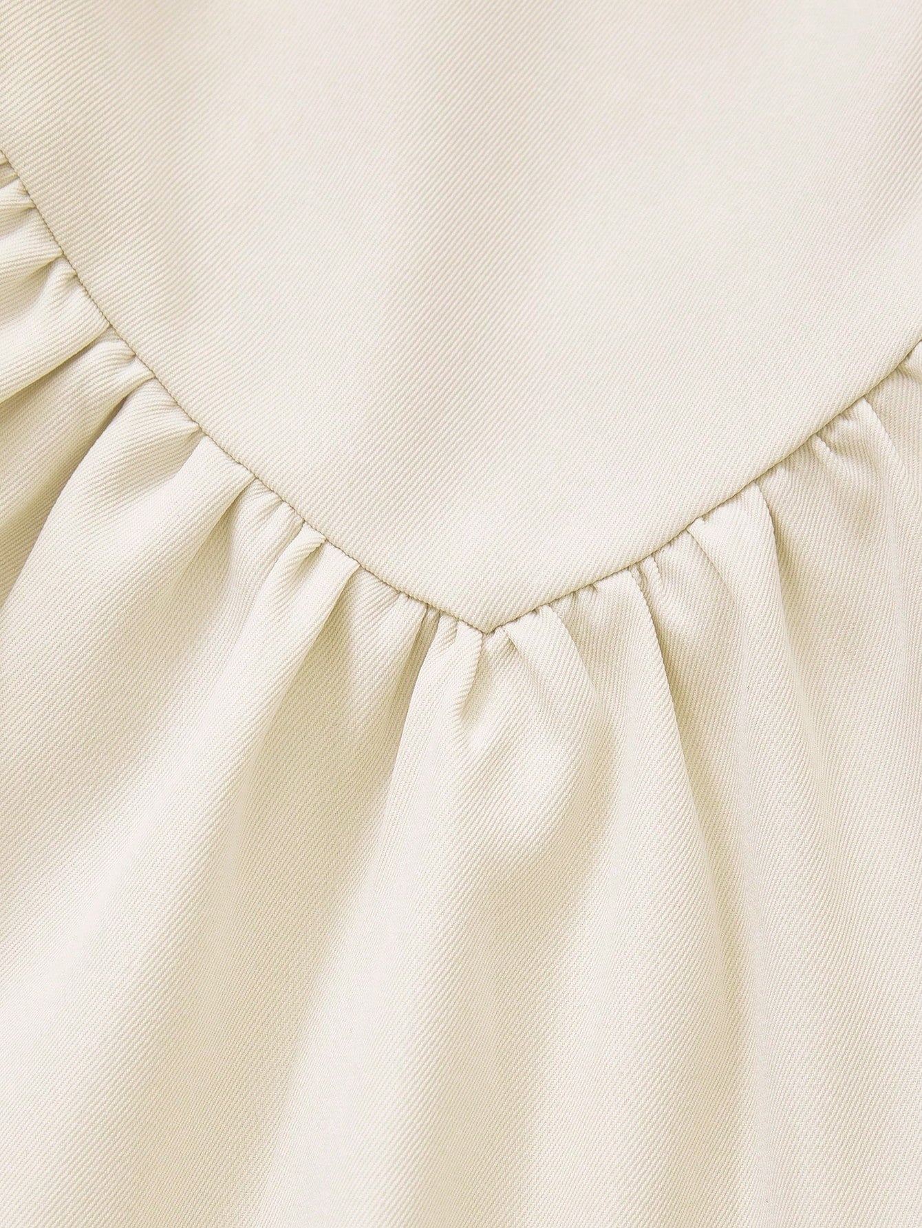 Square Neck Halter Summer Mini Dress-Beige