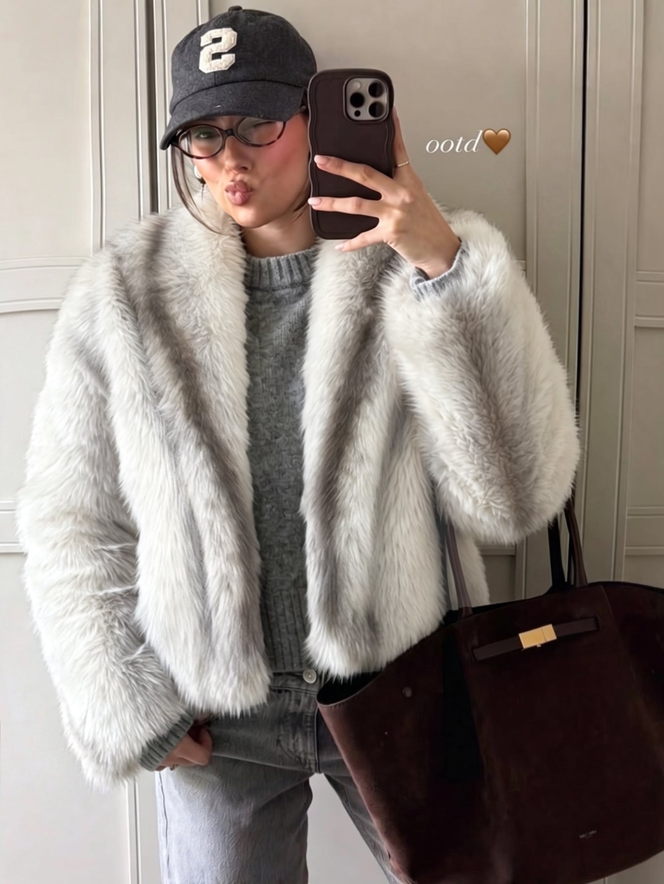 Cozy Plush Faux Fur Jacket
