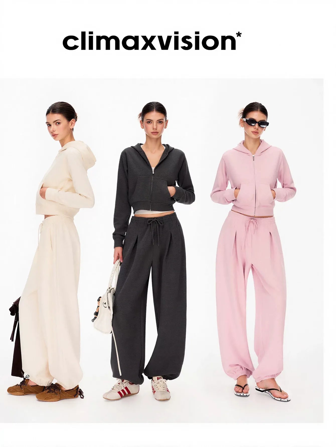 High Waisted Pleated Lounge Pants