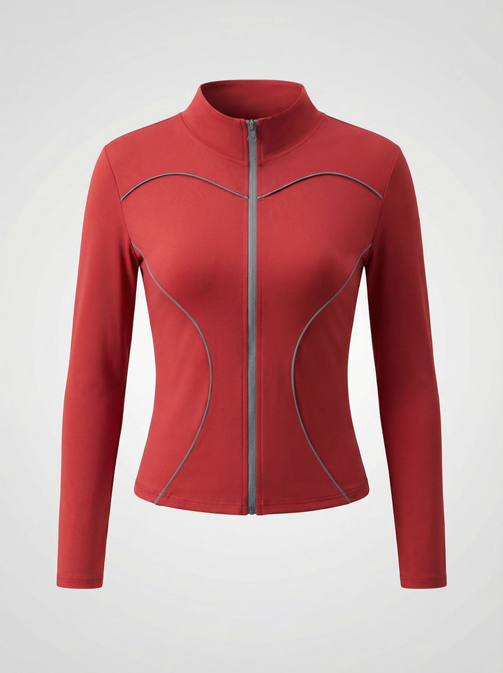 High-Neck Breathable Sporty Jacket