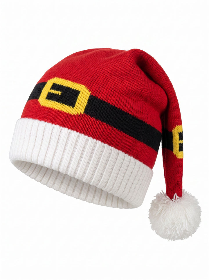 Cozy Knitted Christmas Santa Hat