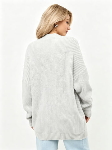 Chunky Oversized Button Down Cardigan