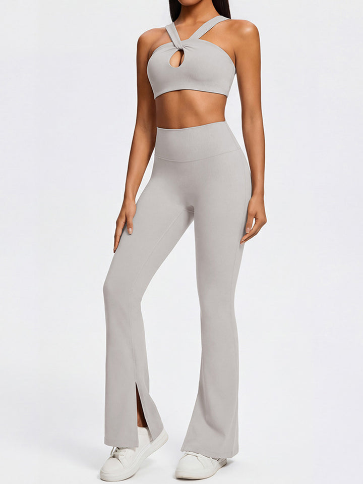 Seamless High Waisted Flare Yoga Set