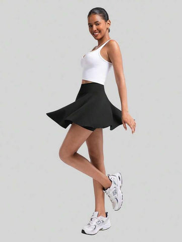 High Waisted Athletic Tennis Skirt