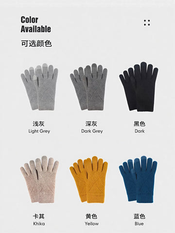 Warm Touchscreen Knit Winter Gloves