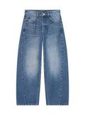 High Waisted Curved Seam Jeans
