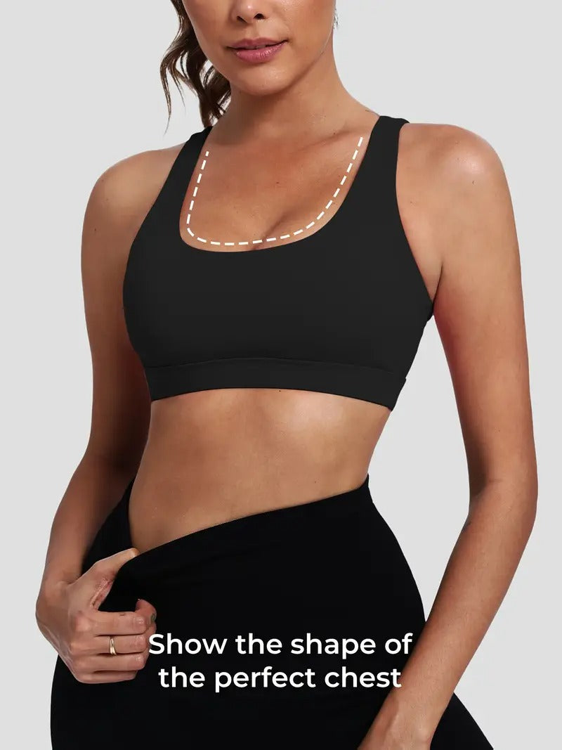 Strappy Back Supportive Yoga Tank