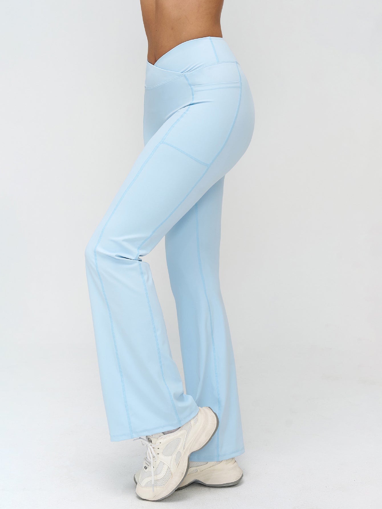 High Waisted Flare Leg Yoga Pants