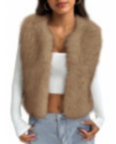 Cozy Plush White Faux Fur Vest