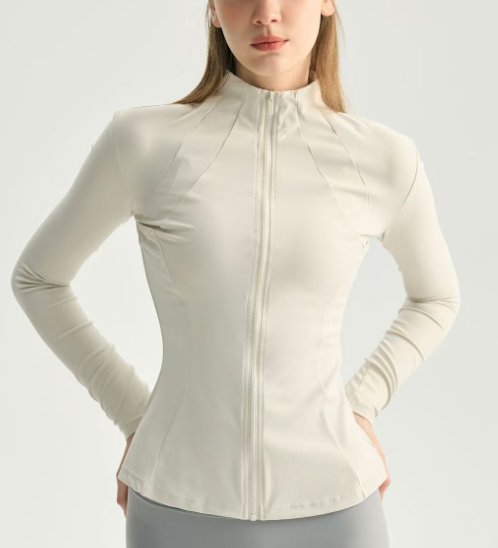 Slim Fit Stretchy Athletic Jacket
