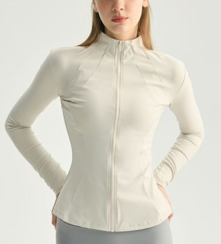 Slim Fit Stretchy Athletic Jacket