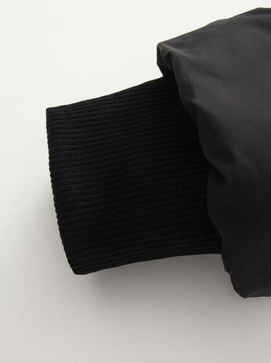 Cropped Stand Collar Puffer Jacket