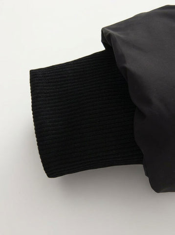 Cropped Stand Collar Puffer Jacket