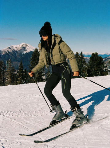 Thermal Contoured High Stretch Ski Leggings