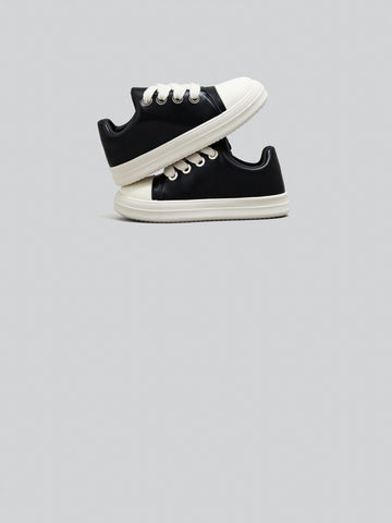 Leather Toe Cap Casual Sneakers
