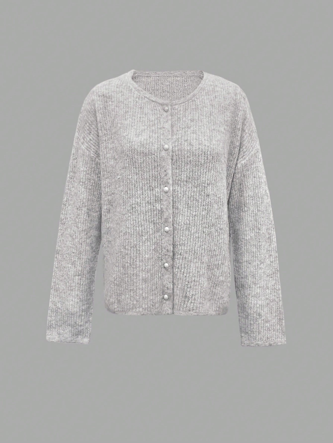 Soft Brushed Button Front Cardigan