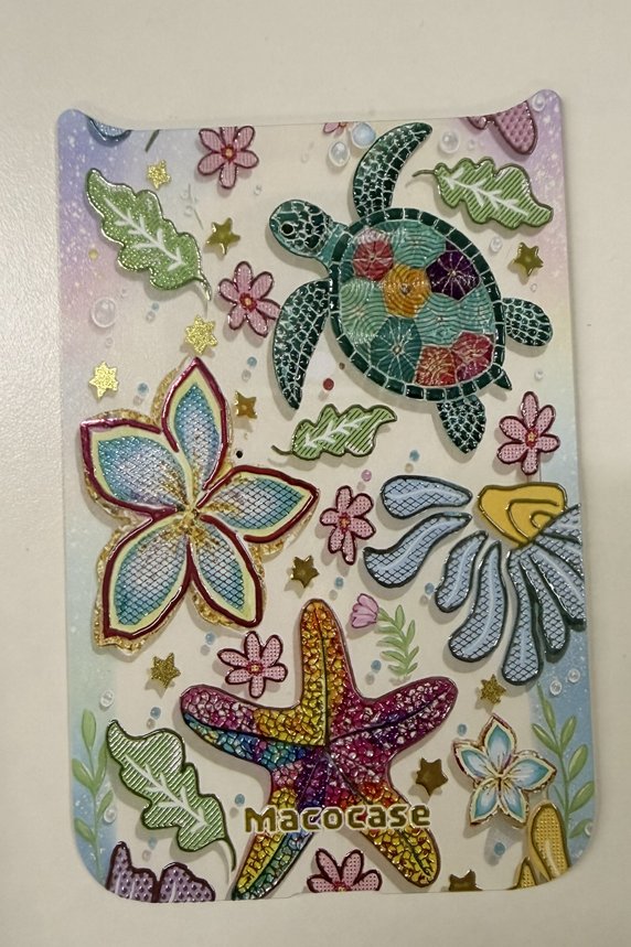 Sea Turtle and Starfish Pattern Phone Case