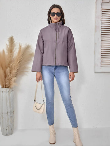 Cozy Sherpa Lined Padded Jacket