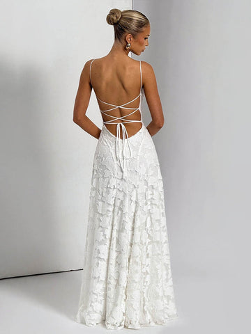 Cowl Neck Floral Maxi Dress
