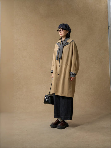 Oversized Classic Tan Trench Coat