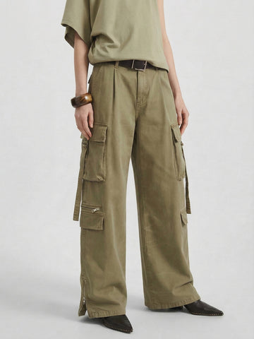 Pure Cotton Cargo Trousers