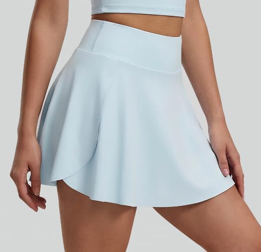 High Waisted Pockets Athletic Skort