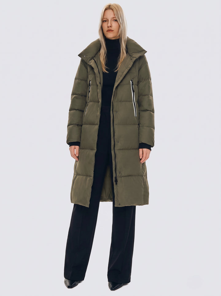 Cozy Hooded Long Puffer Coat