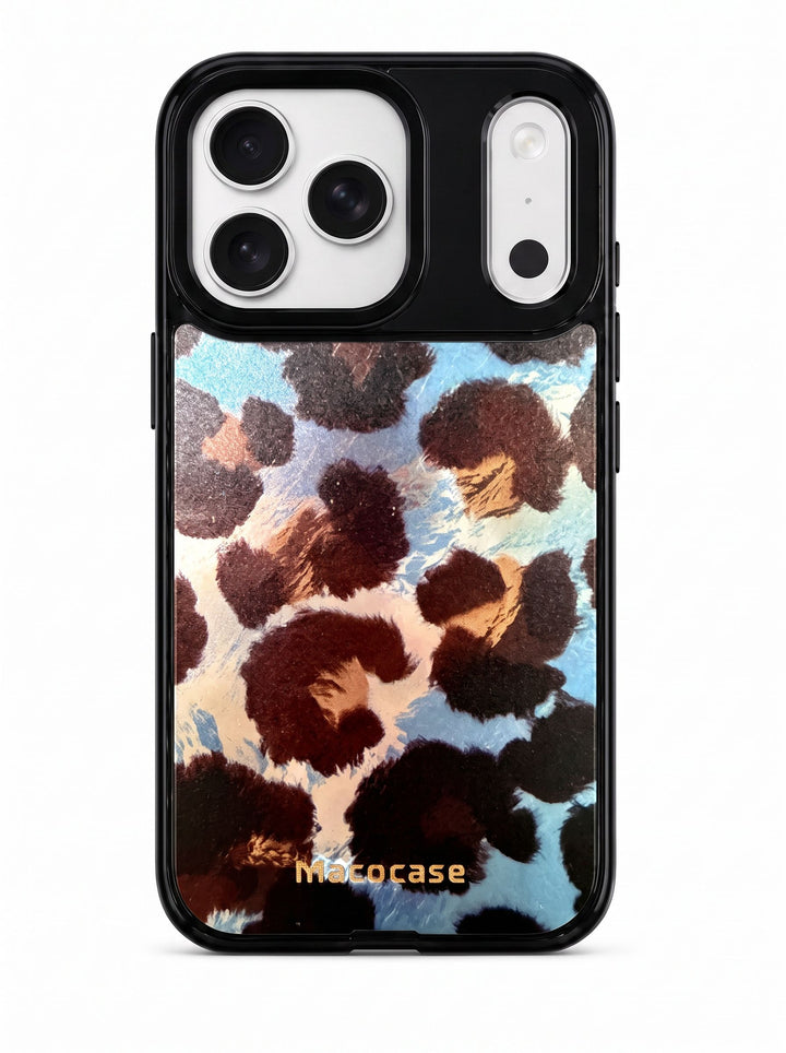 Blue Leopard Print Phone Case
