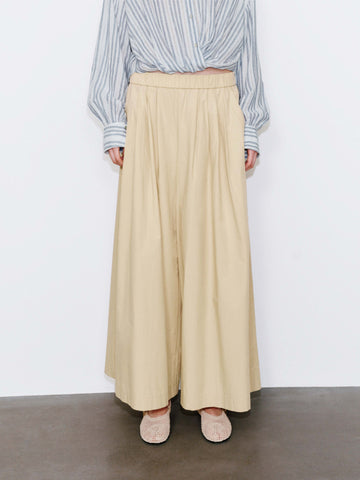 Pull On Pleated Wide Leg Pants