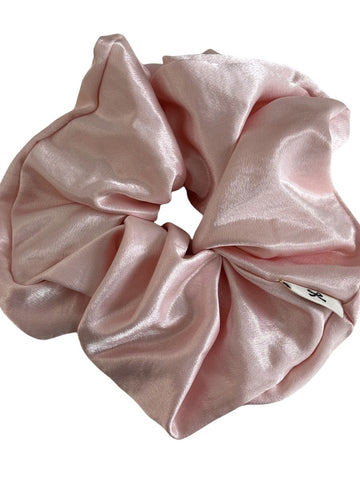 Silky Soft Pastel Blue Hair Scrunchie