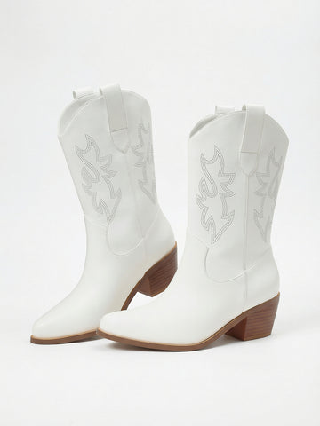 Pointed-Toe Stiletto-Heel Suede Chic Knee-High Boots