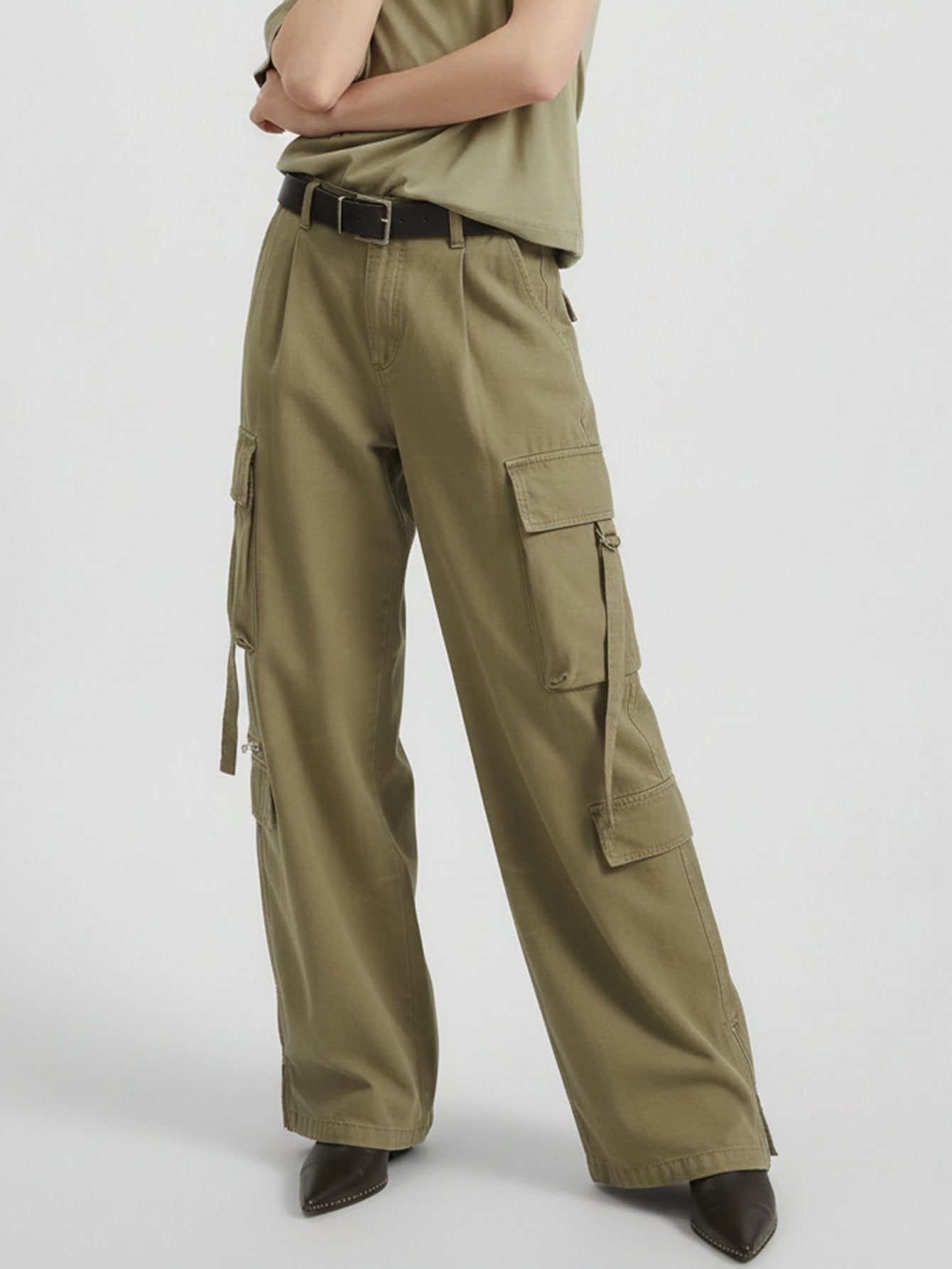 Pure Cotton Cargo Trousers