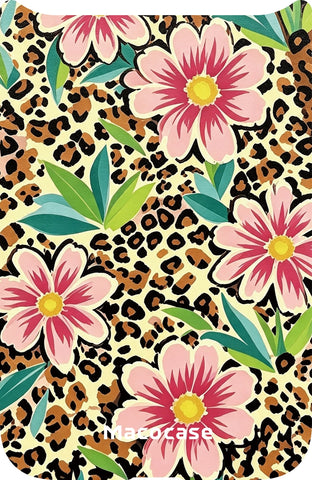 Leopard and Floral Print Phone Case