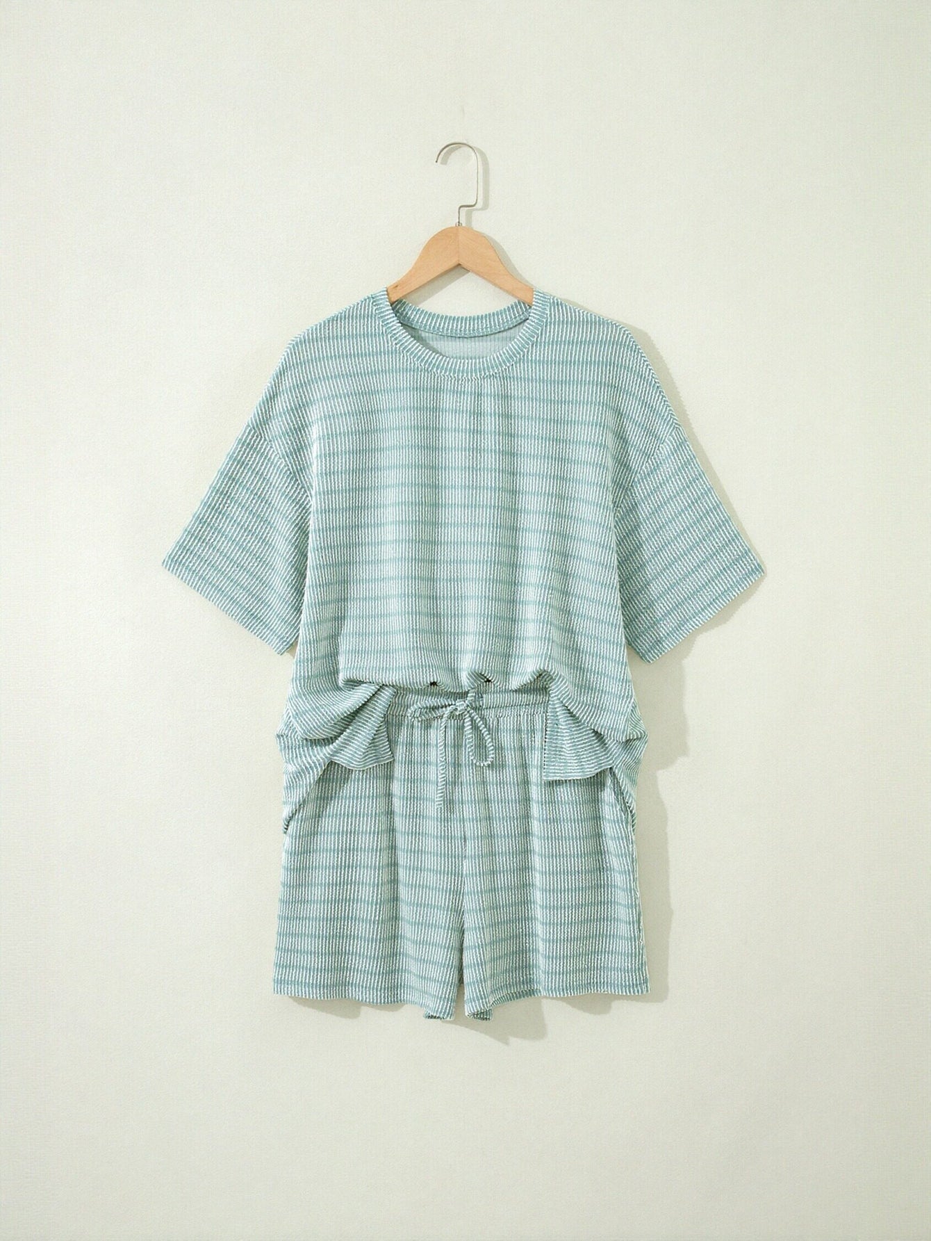 Cozy Ribbed Knit Short Set